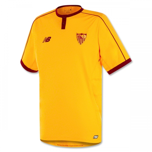 Sevilla Third Soccer Jersey 16/17 yellow